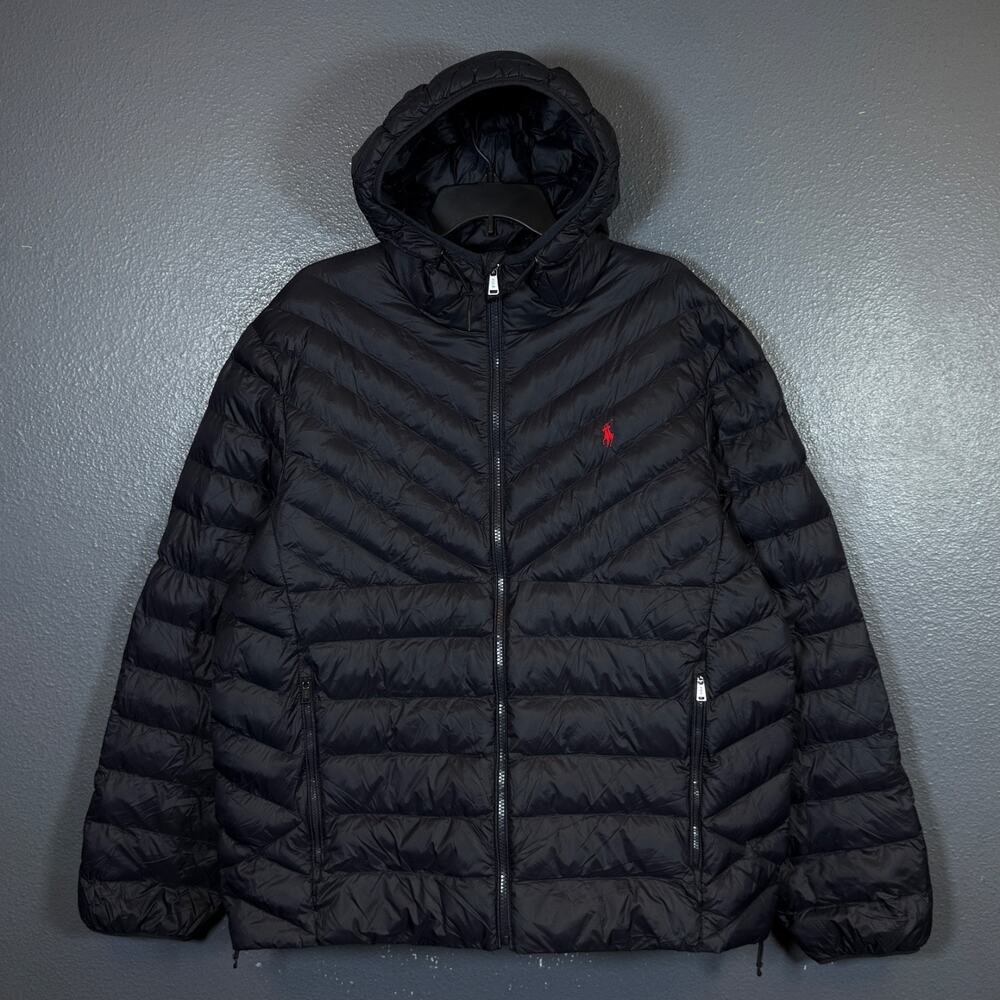Polo Ralph Lauren XL men blue quilted insulated light jacket outdoor streetwear - Picture 1 of 14